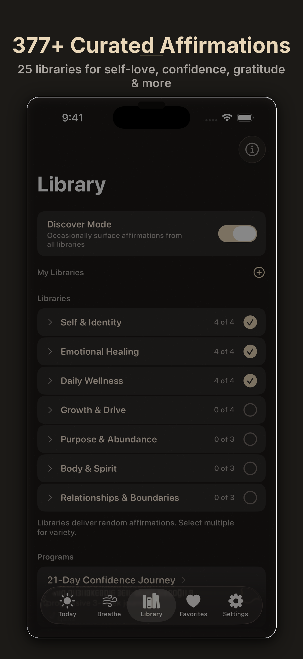 Deep Align: Daily Affirmations screenshot 3