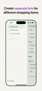 grocery list - Basket screenshot #4 for iPhone