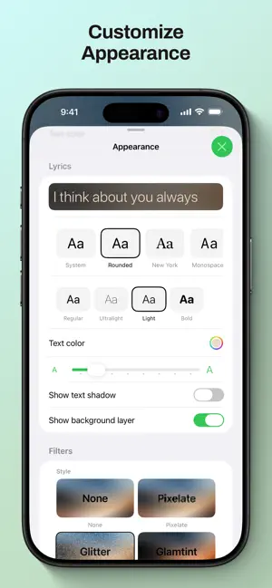 Lyrigraphy: Lyrics Art screenshot 2