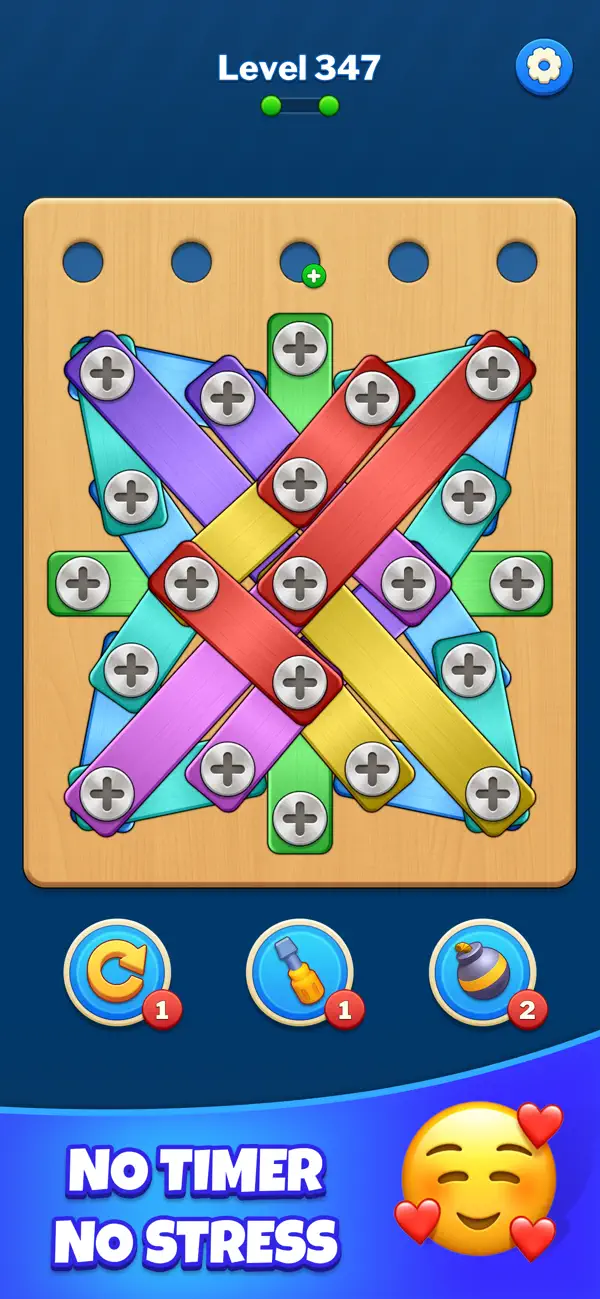 #6. Screw Sort: Nuts Bolts Puzzle (iOS) By: Guru Smart Holding Limited