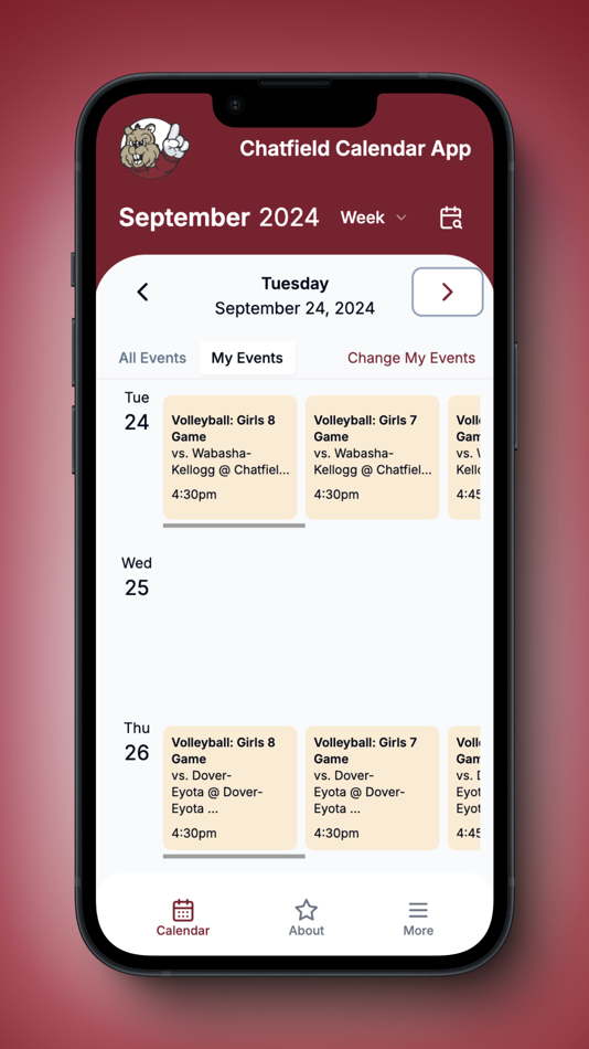 Chatfield Calendar App (iOS) 由: Blue Mango Software