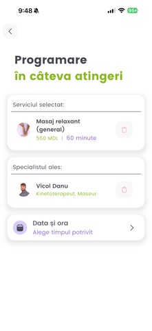 Servicii Spa Therapy Moldova iPhone screenshot