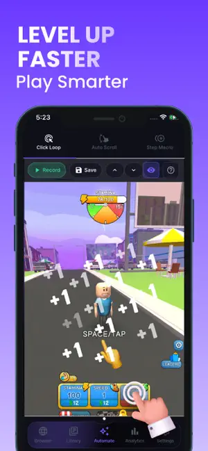 Auto Clicker: Click Assistant. iPhone screenshot 2