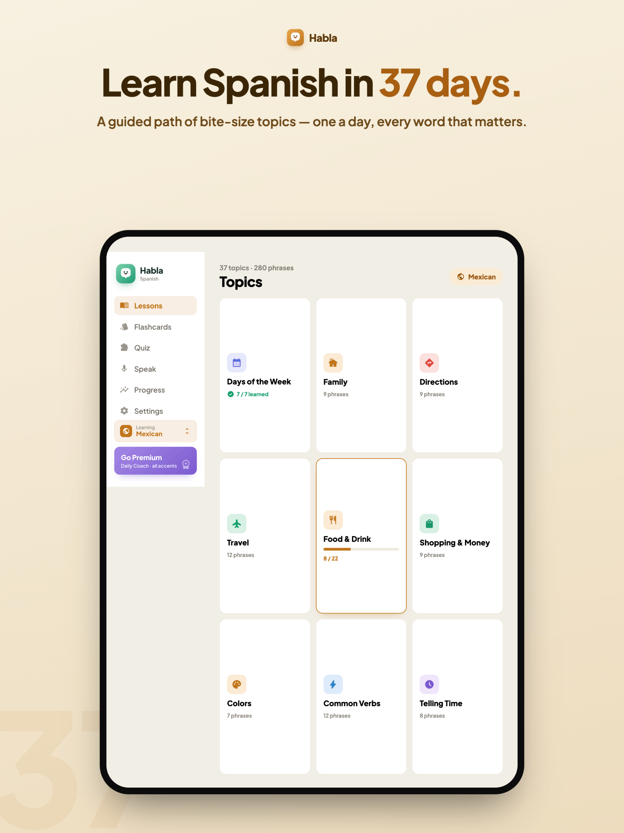 Habla - Learn & Speak Spanish screenshot 11