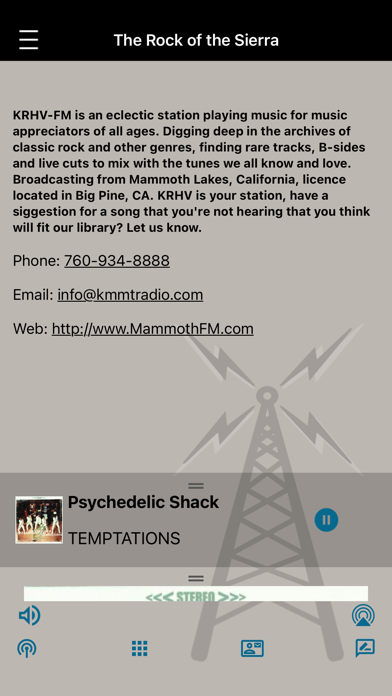 Mammoth FM Radio Screenshot