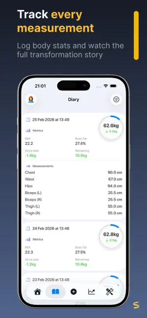 Somio: Weight Tracker & BMI screenshot 4