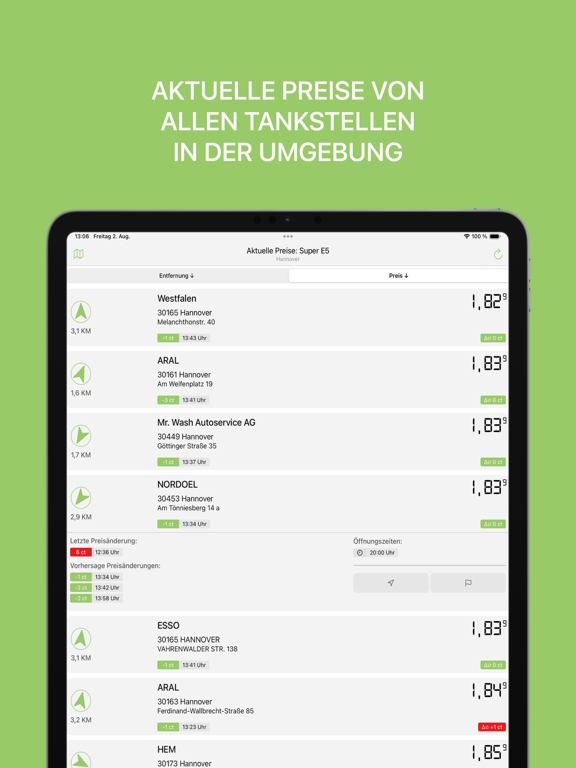 Screenshot #4 pour benzinpreis.de