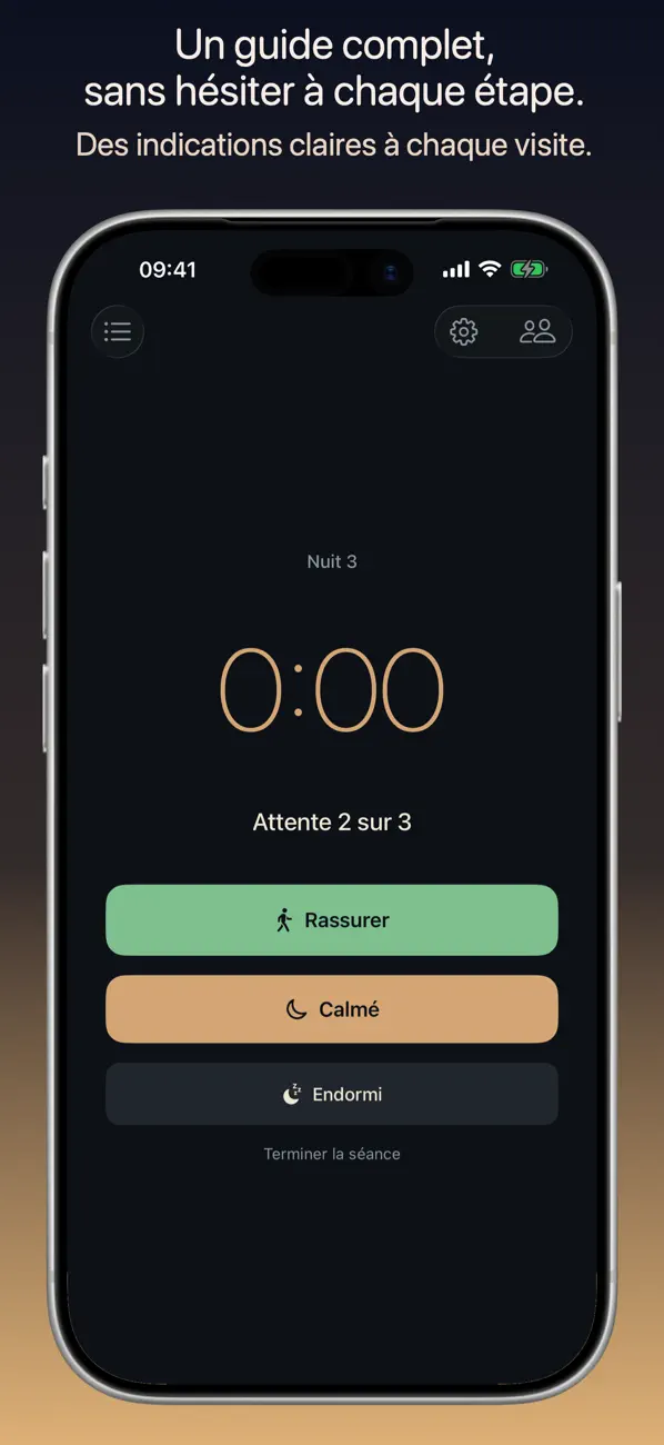 Screenshot #2 pour Coach Sommeil Bébé: Ferber
