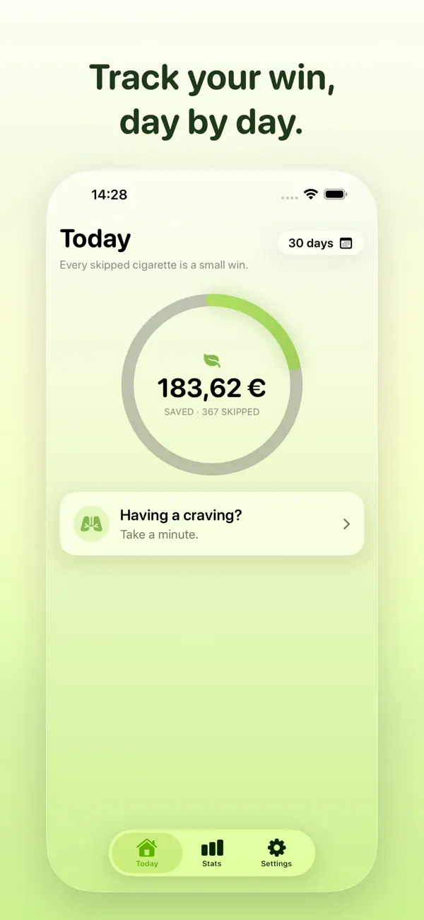 Screenshot #1 pour Smoke Free Forever