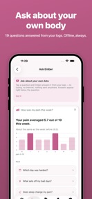 Ember: Fibromyalgia Tracker screenshot
