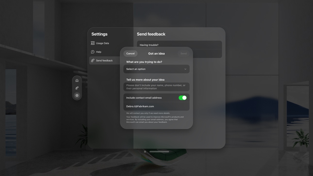 Apple Vision Pro screenshot