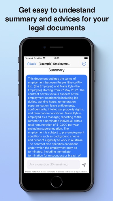 AI Lawyer: legal documents Screenshot