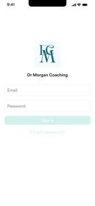 Dr. Morgan Coaching screenshot #1 for iPhone