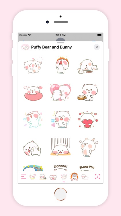 Puffy Bear & Bunny