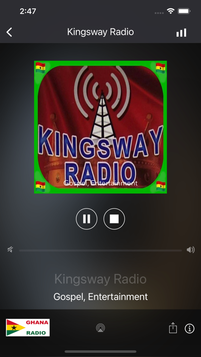 Ghana Radio Screenshot