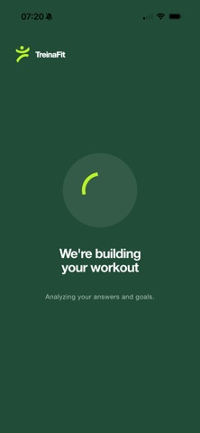 TreinaFit iPhone screenshot