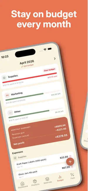 CraftyCents: Seller Budgeting screenshot 2
