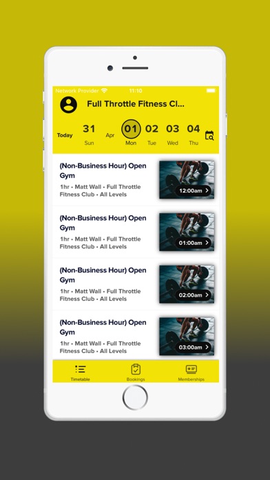 Full Throttle Fitness Club Screenshot