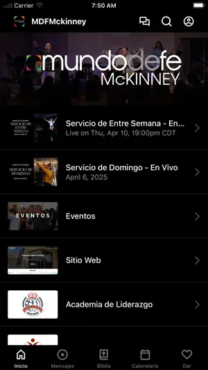 Mundo de Fe Mckinney screenshot 1