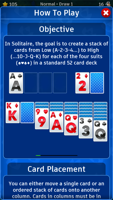 Classic Solitaire∙ Screenshot