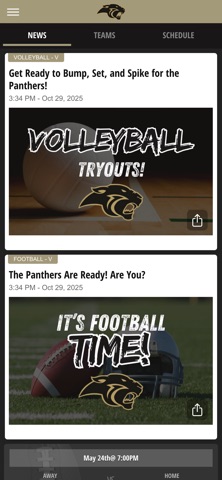 Canton Academy Athletics iPhone screenshot