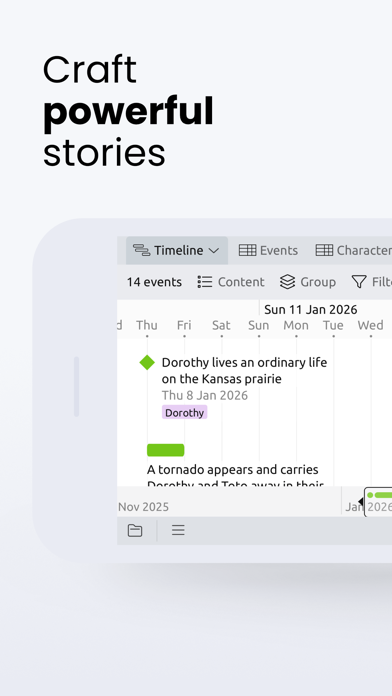 Screenshot #1 pour Aeon Timeline 3