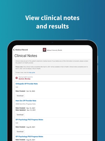 App screenshot