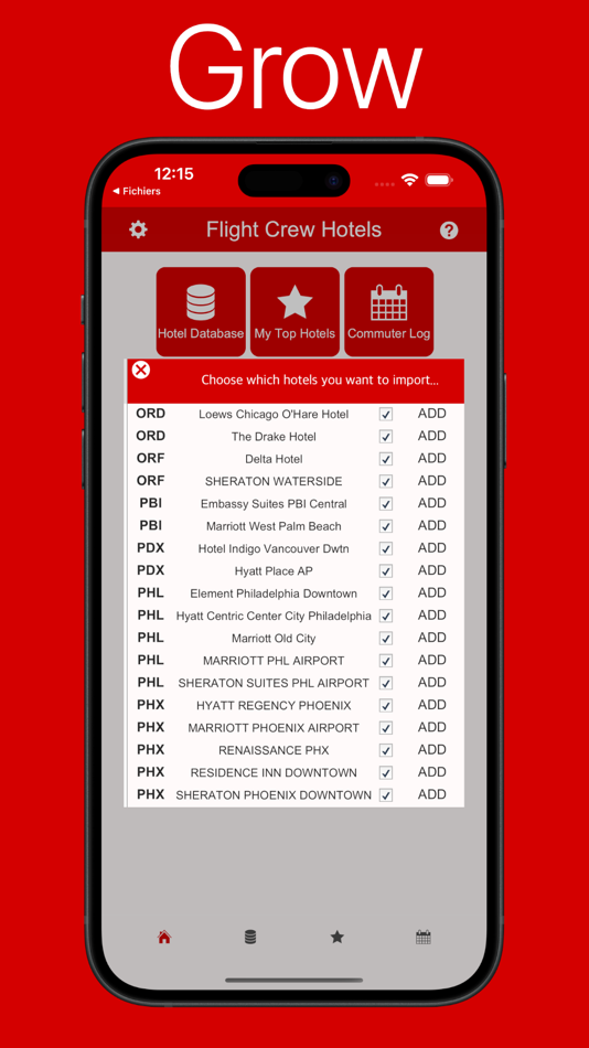 #3. Flight Crew Hotels (iOS) 由: Matt Lindasson