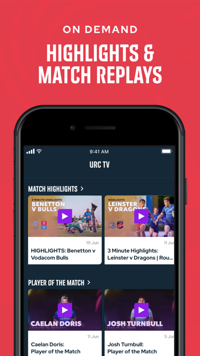United Rugby Championship Screenshot