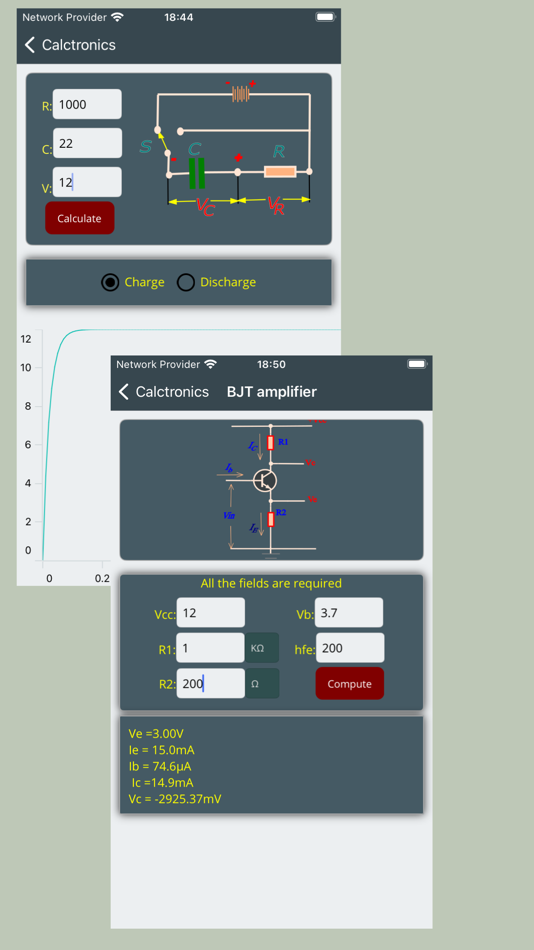 #4. Electrocalc: electronics tools (iOS) By: Anas Abubakar