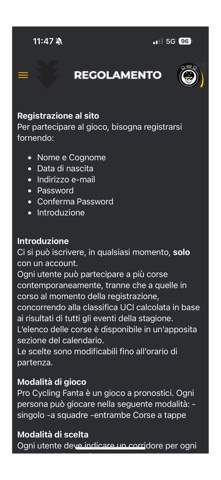 procyclingfanta screenshot