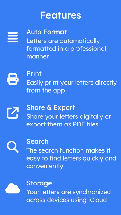 Letter: just write letters