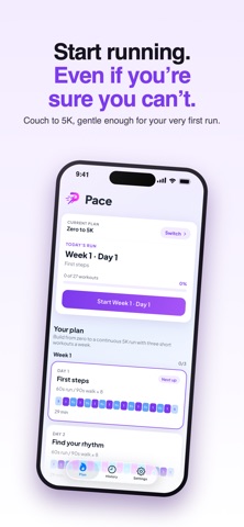 Pace: Couch to 5K Run Coach Screenshot 1 of 6