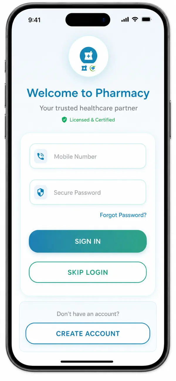 Screenshot #1 pour AGSKart Pharmacy App