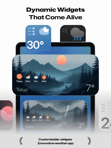 Weather Widget Magic iPad screenshot 1