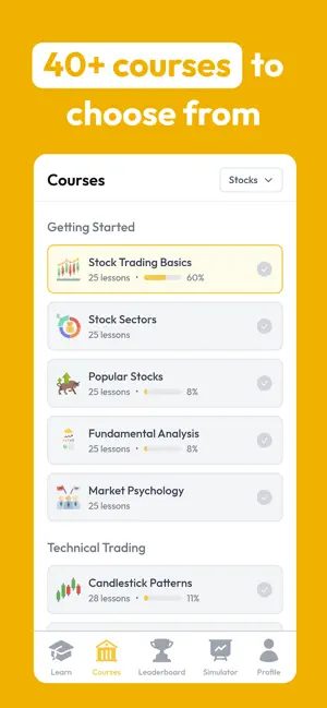 MunYun - Stock Trading Lessons iPhone screenshot 4