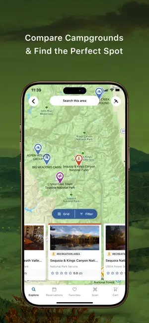 Recreation.gov iPhone screenshot 2