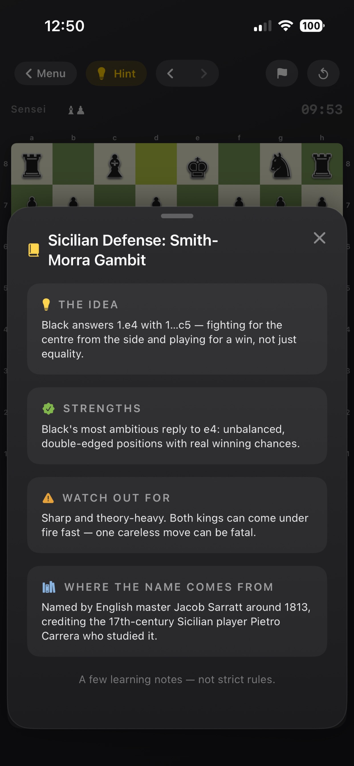Screenshot 4 of Chess Sensei
