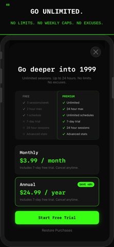 Get 1999: Focus & App Blocker Screenshot 8 of 8