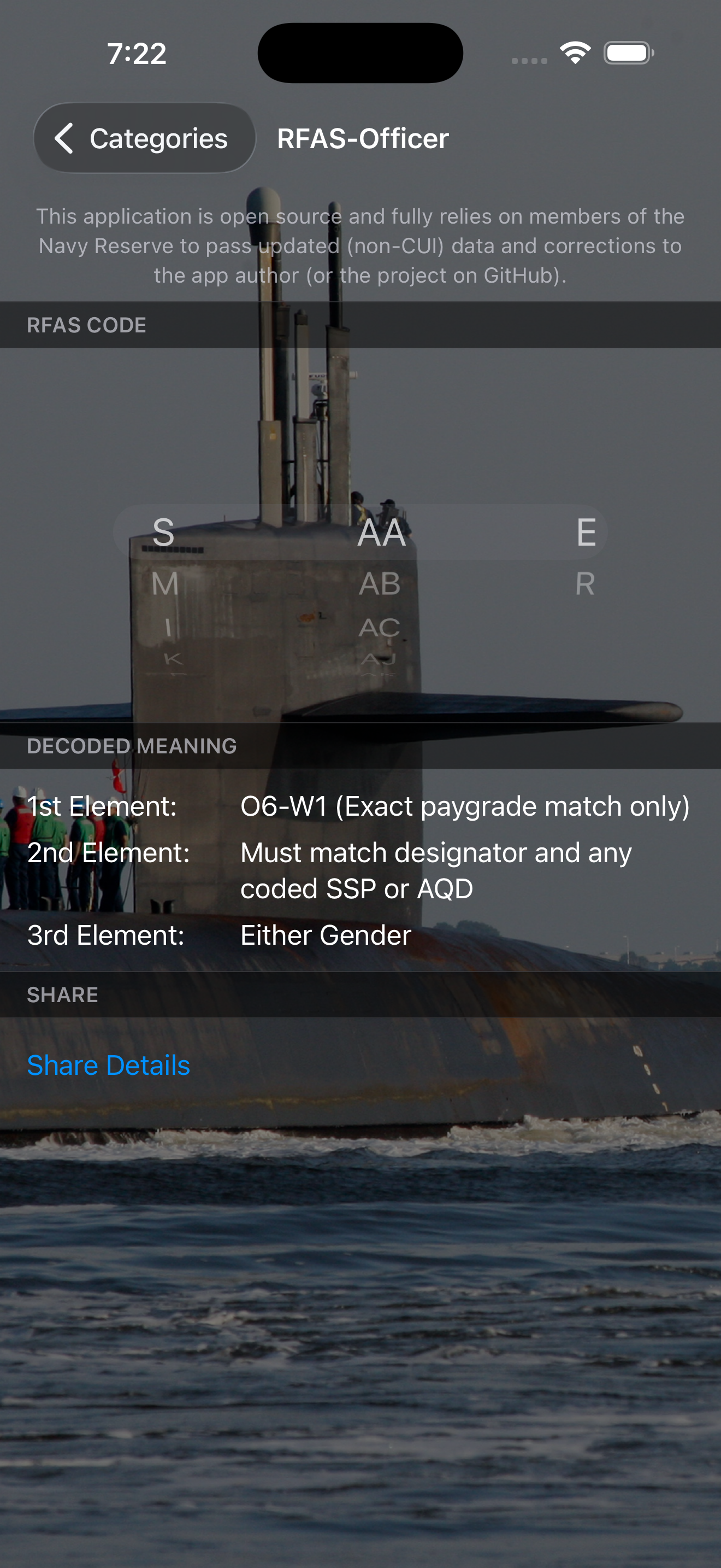Decoder for US Navy