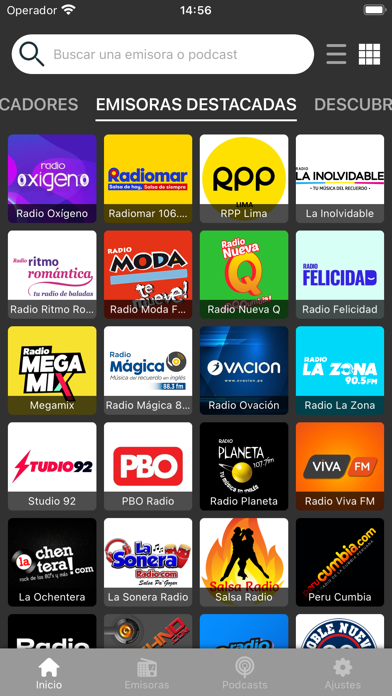 Screenshot #2 pour Radios de Perú: Radio en Vivo