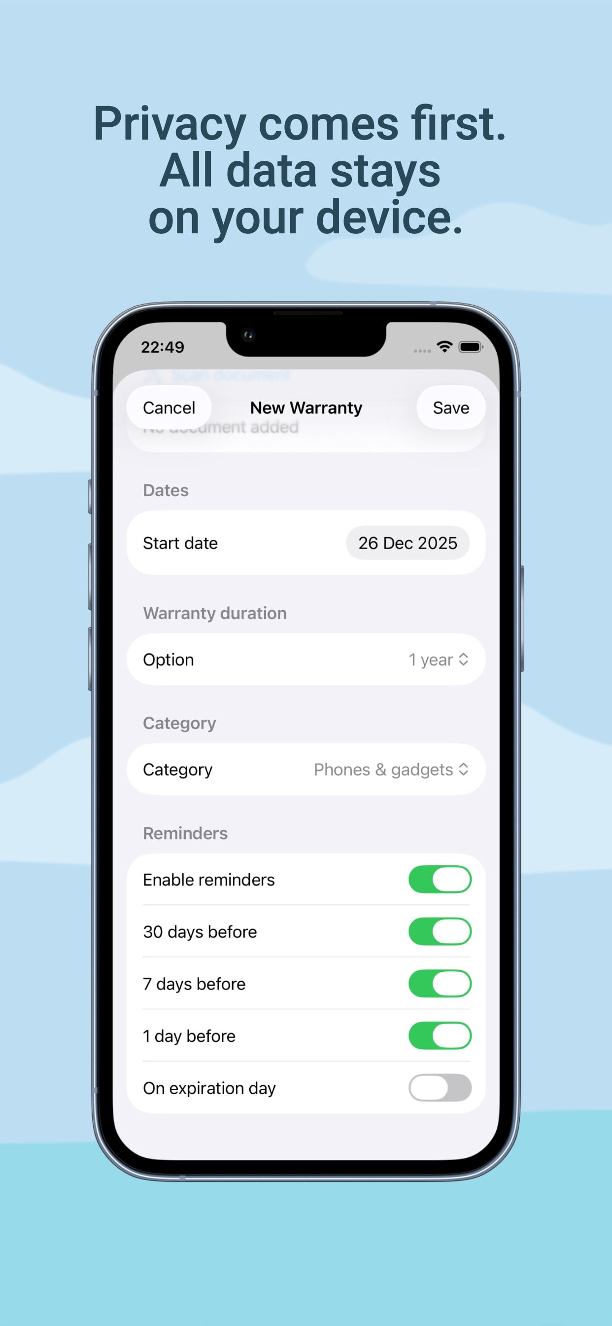 Warranty Tracker – Never Miss screenshot 3