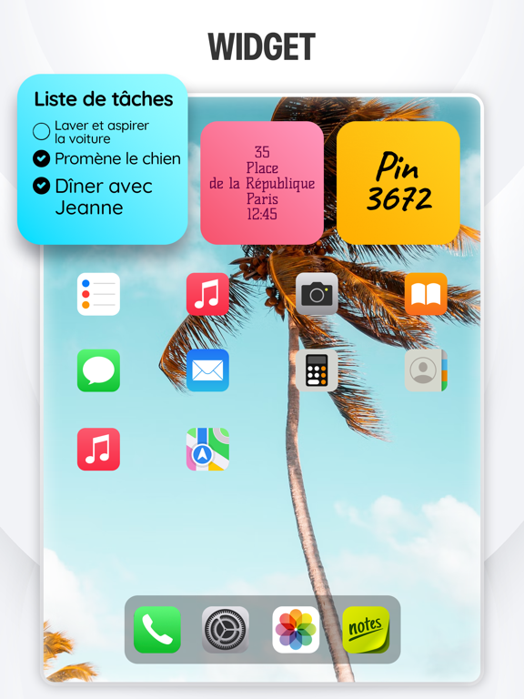 Screenshot #5 pour Sticky Notes Bloc Note Widget