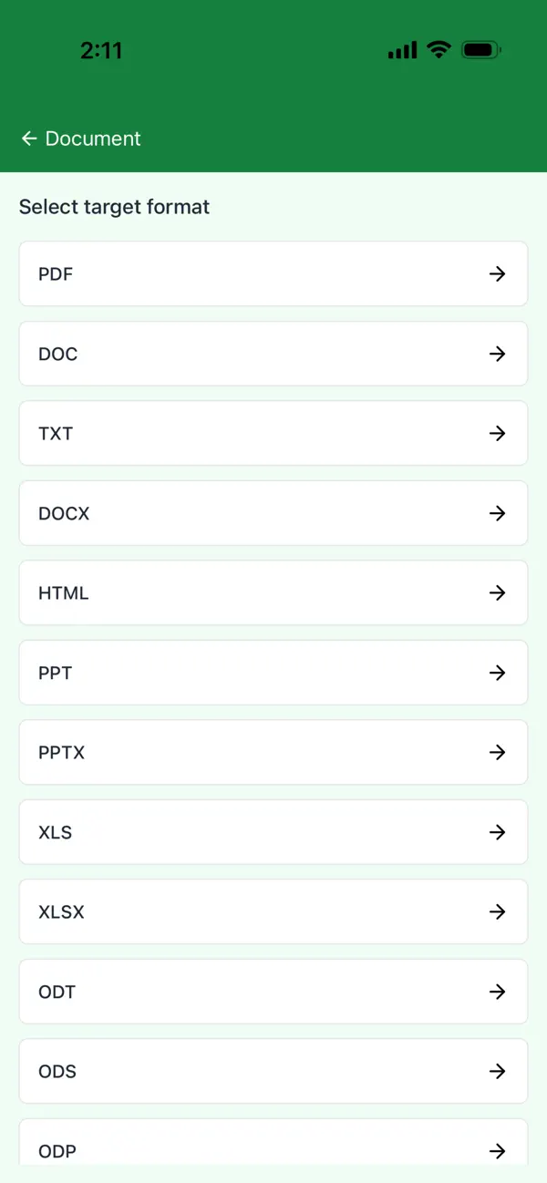 Screenshot #3 pour File Converter, Online-Convert