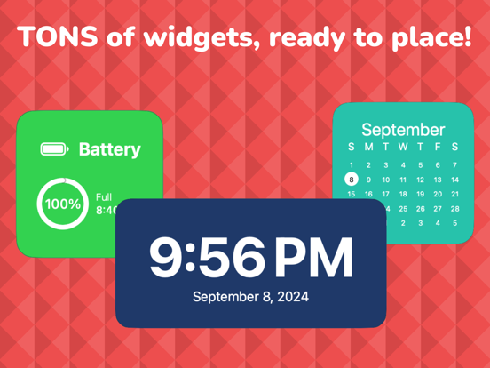 WilliWidgets iPad screenshot 1 - Productivity app
