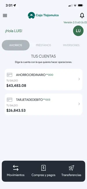 Caja Tlajomulco App screenshot 2