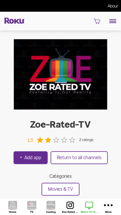 Zoe Nation iPhone screenshot 4 - Entertainment app