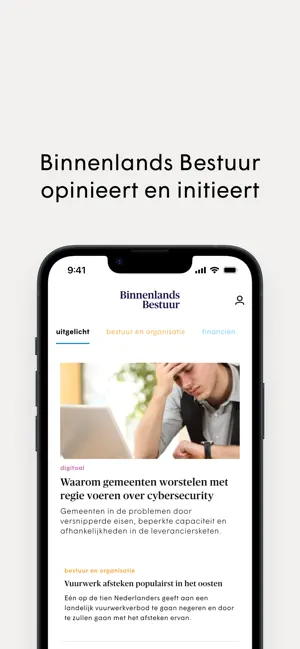Binnenlands Bestuur Nieuws App iPhone screenshot 3