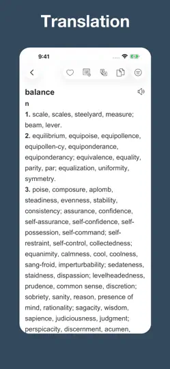 Screenshot von English Synonym Finder auf dem iPhone 5