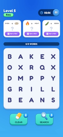 Word Hunt Puzzle: Word Search iPhone screenshot